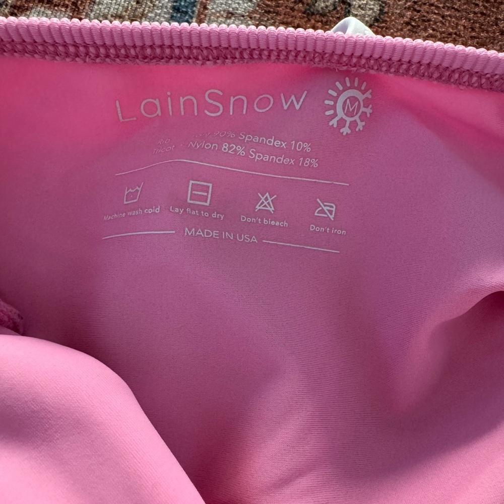 LainSnow Ocean Isle One Piece Pink Swimwear - Picture 5 of 5